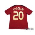 Photo2: Germany 2008 Away Shirt #20 Podolski (2)