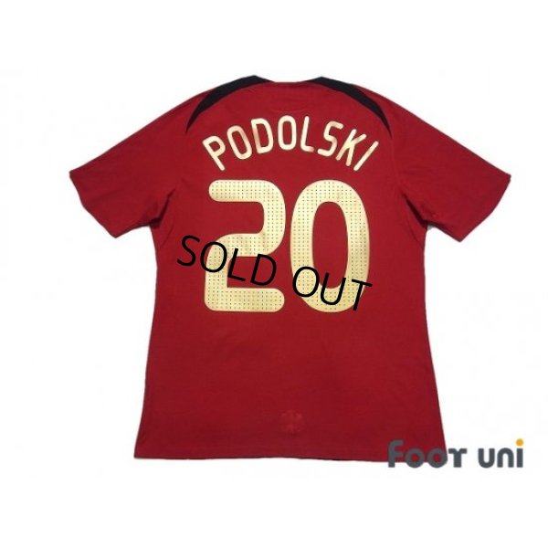 Photo2: Germany 2008 Away Shirt #20 Podolski