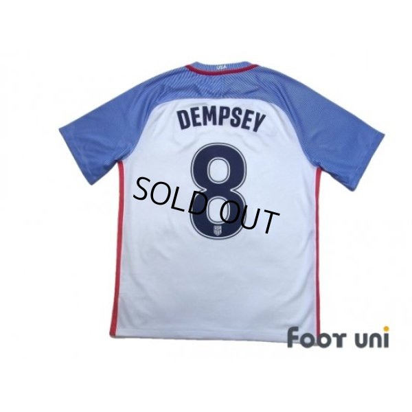 Photo2: USA 2016 Home Shirt #8 Clint Dempsey