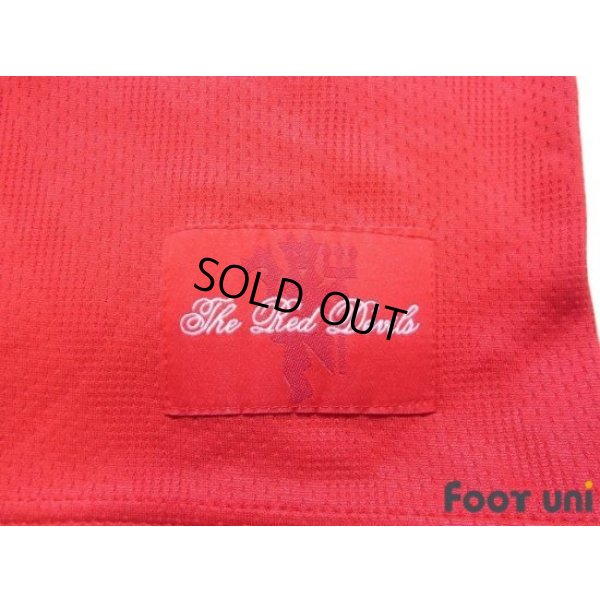 Photo7: Manchester United 2007-2009 Home Long Sleeve Shirt #8 Anderson