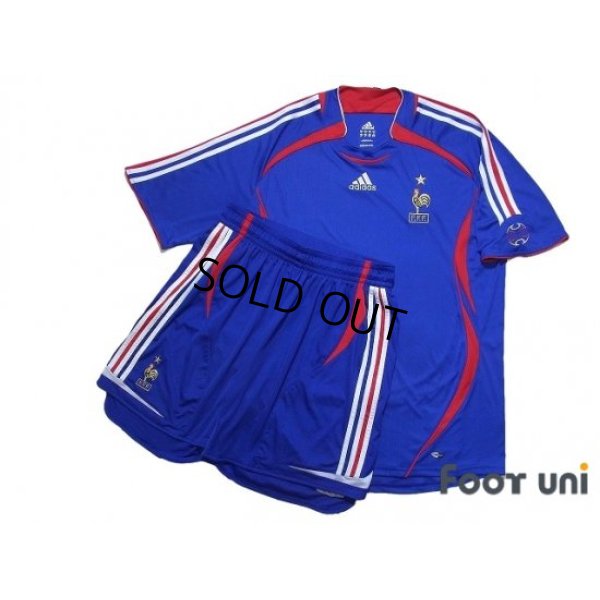 Photo1: France 2006 Home Shirt and Shorts Set