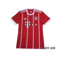Photo1: Bayern Munchen 2017-2018 Home Authentic Shirt #6 Thiago Alcantara (1)