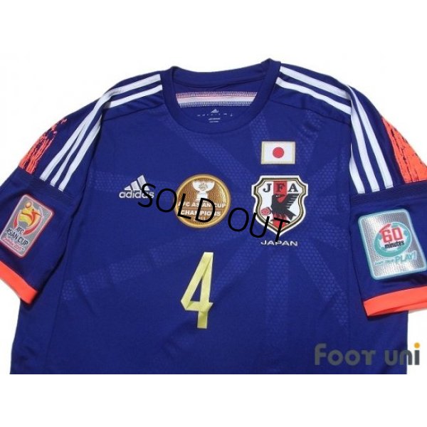 Photo3: Japan 2015 Home Shirt #4 Keisuke Honda AFC ASIAN CUP Australia 2015 Patch/Badge w/tags