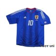 Photo1: Japan 2004 Home Authentic Shirt #10 Shunsuke Nakamura (1)