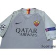 Photo3: AS Roma 2018-2019 Away Authentic Shirt #9 Edin Dzeko Champions League Patch/Badge