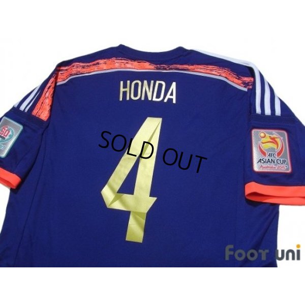 Photo4: Japan 2015 Home Shirt #4 Keisuke Honda AFC ASIAN CUP Australia 2015 Patch/Badge w/tags
