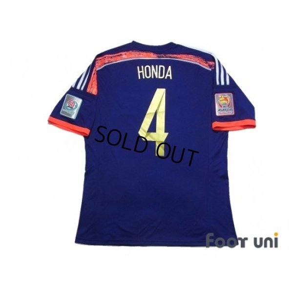 Photo2: Japan 2015 Home Shirt #4 Keisuke Honda AFC ASIAN CUP Australia 2015 Patch/Badge w/tags