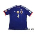 Photo1: Japan 2015 Home Shirt #4 Keisuke Honda AFC ASIAN CUP Australia 2015 Patch/Badge w/tags (1)