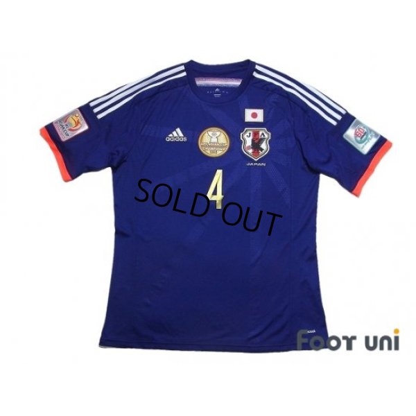 Photo1: Japan 2015 Home Shirt #4 Keisuke Honda AFC ASIAN CUP Australia 2015 Patch/Badge w/tags