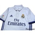 Photo3: Real Madrid 2016-2017 Home Shirt #7 Ronaldo La Liga Patch/Badge