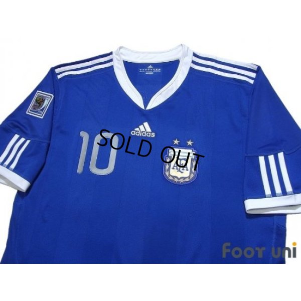 Photo3: Argentina 2010 Away Shirt #10 Messi 2010 South Africa FIFA World Cup Patch/Badge