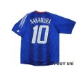 Photo2: Japan 2004 Home Authentic Shirt #10 Shunsuke Nakamura (2)