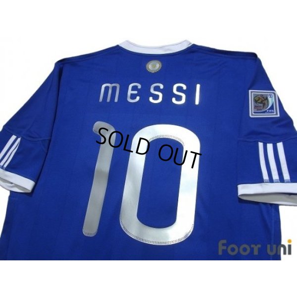 Photo4: Argentina 2010 Away Shirt #10 Messi 2010 South Africa FIFA World Cup Patch/Badge