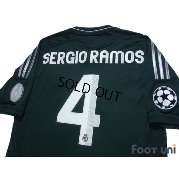 Photo4: Real Madrid 2012-2013 3rd Shirt #4 Sergio Ramos Champions League Patch/Badge