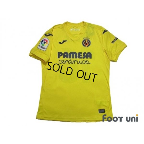 Photo1: Villarreal 2020-2021 Home Shirt #16 Takefusa Kubo La Liga Patch/Badge w/tags