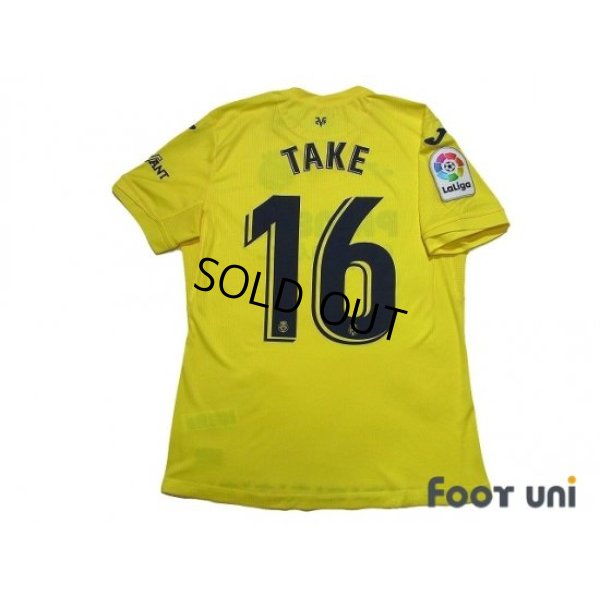 Photo2: Villarreal 2020-2021 Home Shirt #16 Takefusa Kubo La Liga Patch/Badge w/tags