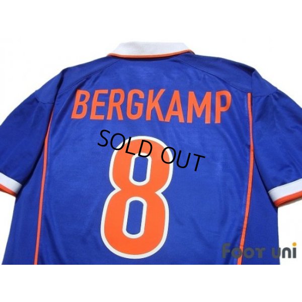 Photo4: Netherlands 1998 Away Shirt #8 Bergkamp