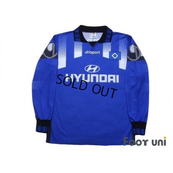 Photo1: Hamburger SV 1995-1996 Away Long Sleeve Shirt