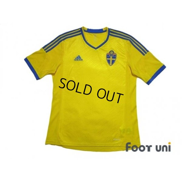 Photo1: Sweden 2013 Home Shirt