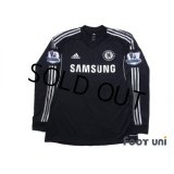 Chelsea 2013-2014 3rd Authentic Long Sleeve Shirt #17 Hazard BARCLAYS PREMIER LEAGUE Patch/Badge