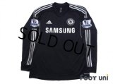 Chelsea 2013-2014 3rd Authentic Long Sleeve Shirt #17 Hazard BARCLAYS PREMIER LEAGUE Patch/Badge