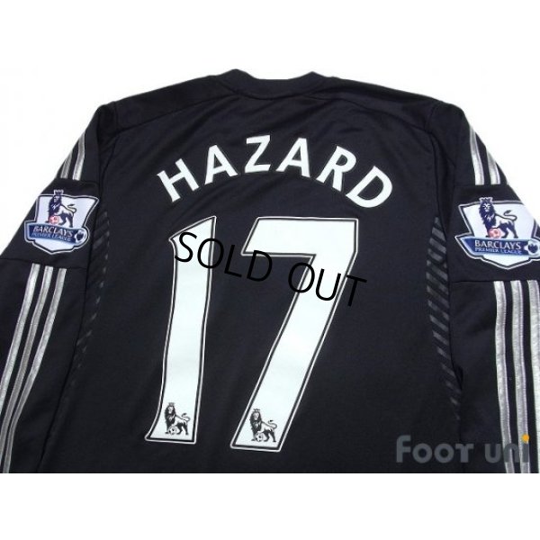 Photo4: Chelsea 2013-2014 3rd Authentic Long Sleeve Shirt #17 Hazard BARCLAYS PREMIER LEAGUE Patch/Badge