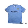 Photo1: Manchester City 2013-2014 Home Shirt #21 David Silva (1)