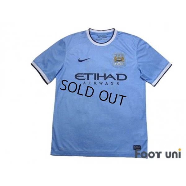Photo1: Manchester City 2013-2014 Home Shirt #21 David Silva