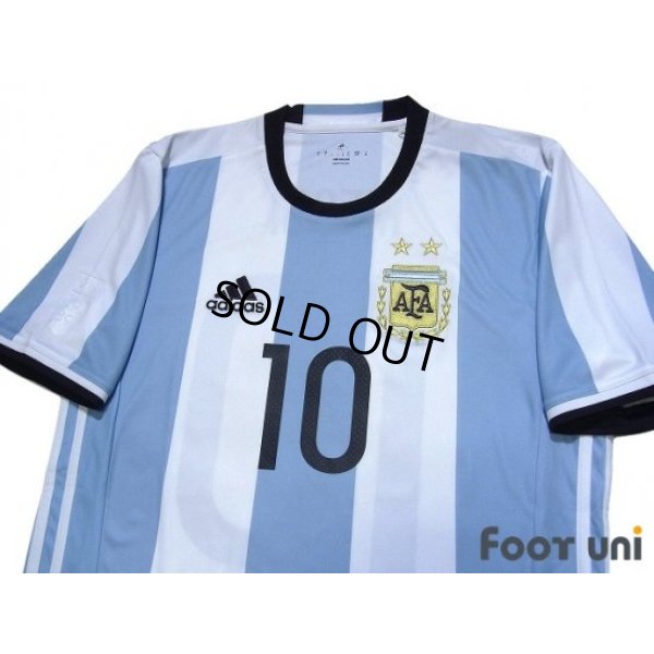 Photo3: Argentina 2016 Home Shirt #10 Messi w/tags