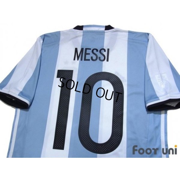 Photo4: Argentina 2016 Home Shirt #10 Messi w/tags