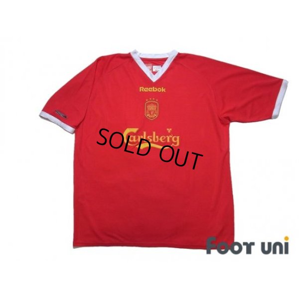 Photo1: Liverpool 2002-2004 Home Shirt