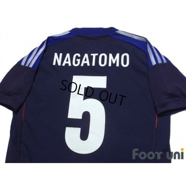 Photo4: Japan 2012-2013 Home Authentic Shirt #5 Yuto Nagatomo