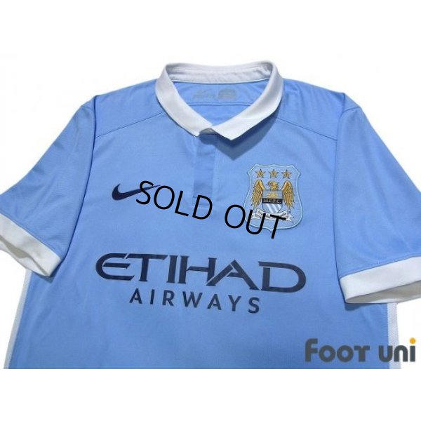 Photo3: Manchester City 2015-2016 Home Shirt #21 David Silva