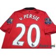Photo4: Manchester United 2013-2014 Home Shirt #20 van Persie Champions Patch/Badge