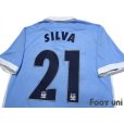 Photo4: Manchester City 2015-2016 Home Shirt #21 David Silva