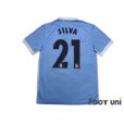 Photo2: Manchester City 2015-2016 Home Shirt #21 David Silva (2)