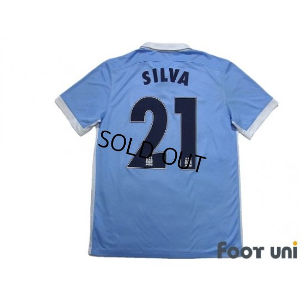 Photo2: Manchester City 2015-2016 Home Shirt #21 David Silva