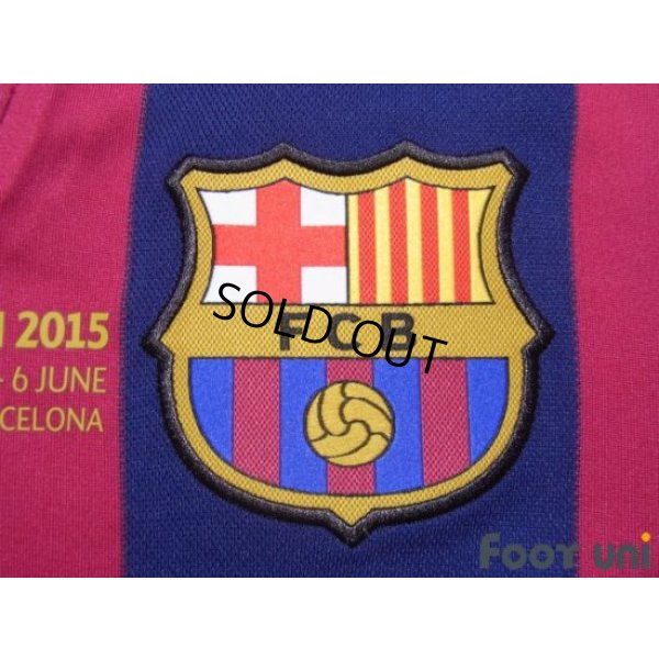 Photo6: FC Barcelona 2014-2015 Home Shirt #10 Messi w/tags