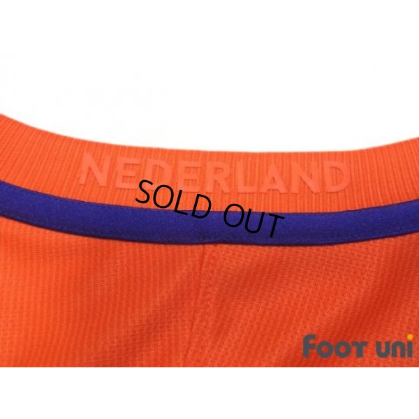 Photo7: Netherlands 2016 Home Shirt #4 Virgil van Dijk