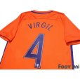 Photo4: Netherlands 2016 Home Shirt #4 Virgil van Dijk