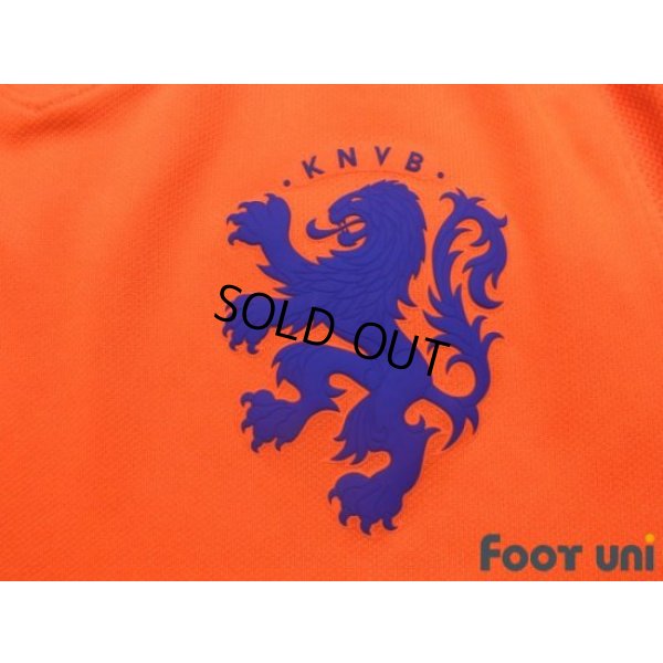 Photo6: Netherlands 2016 Home Shirt #4 Virgil van Dijk