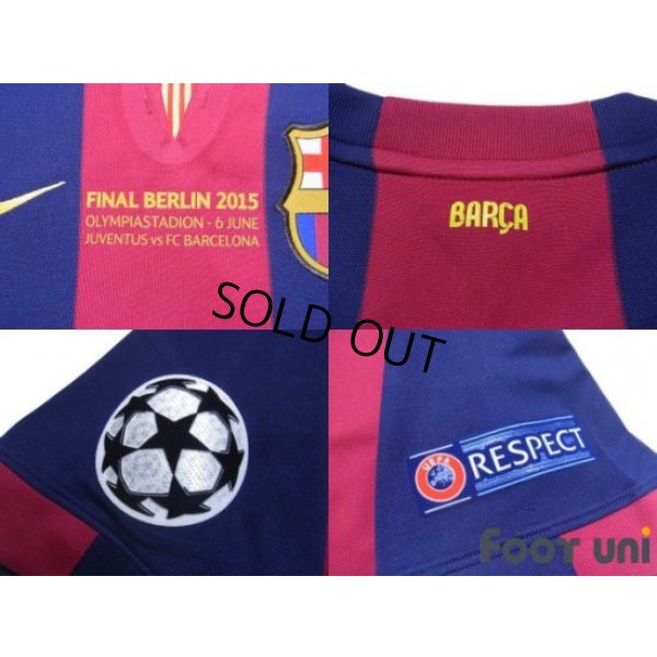 Photo7: FC Barcelona 2014-2015 Home Shirt #10 Messi w/tags