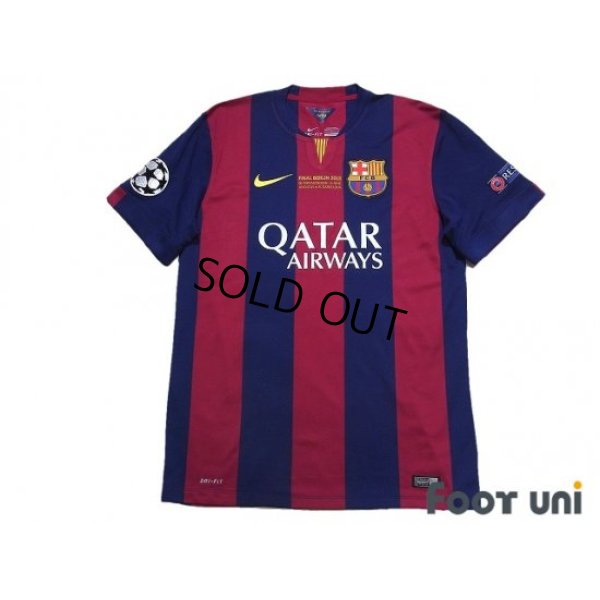 Photo1: FC Barcelona 2014-2015 Home Shirt #10 Messi w/tags