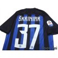 Photo4: Inter Milan 2018-2019 Home Shirt #37 Milan Skrinia Serie A Tim Patch/Badge
