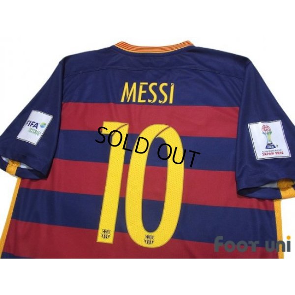 Photo4: FC Barcelona 2015-2016 Home Shirt #10 Messi FIFA Club World Cup Japan 2015 Patch/Badge w/tags