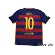 Photo2: FC Barcelona 2015-2016 Home Shirt #10 Messi FIFA Club World Cup Japan 2015 Patch/Badge w/tags (2)