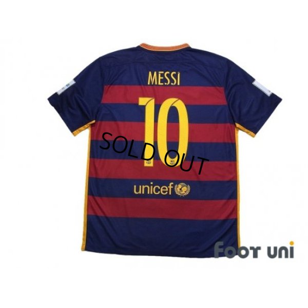 Photo2: FC Barcelona 2015-2016 Home Shirt #10 Messi FIFA Club World Cup Japan 2015 Patch/Badge w/tags