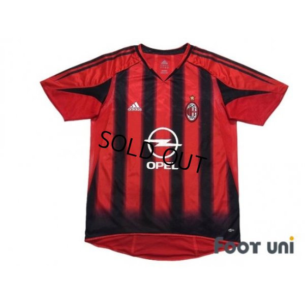 Photo1: AC Milan 2004-2005 Home Authentic Shirt