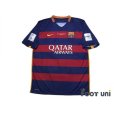 Photo1: FC Barcelona 2015-2016 Home Shirt #10 Messi FIFA Club World Cup Japan 2015 Patch/Badge w/tags (1)