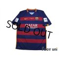 FC Barcelona 2015-2016 Home Shirt #10 Messi FIFA Club World Cup Japan 2015 Patch/Badge w/tags